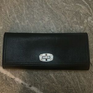Saffiano leather clutch (genuine leather made in Italy)
